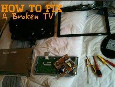 what to do with a broken tv 